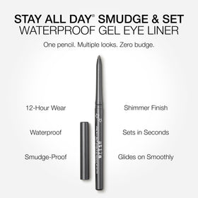 stila Stay All Day Gel Eyeliner Silver Lining tip close-up