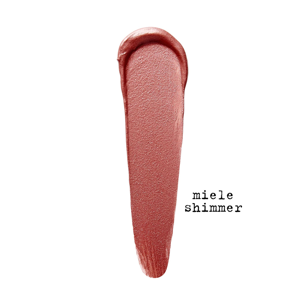 stila Stay All Day Liquid Lipstick Miele Shimmer texture swatch