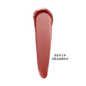 stila Stay All Day Liquid Lipstick Miele Shimmer texture swatch