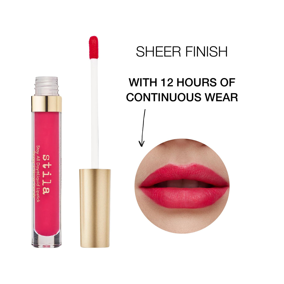 stila Stay All Day Liquid Lipstick swatch on skin
