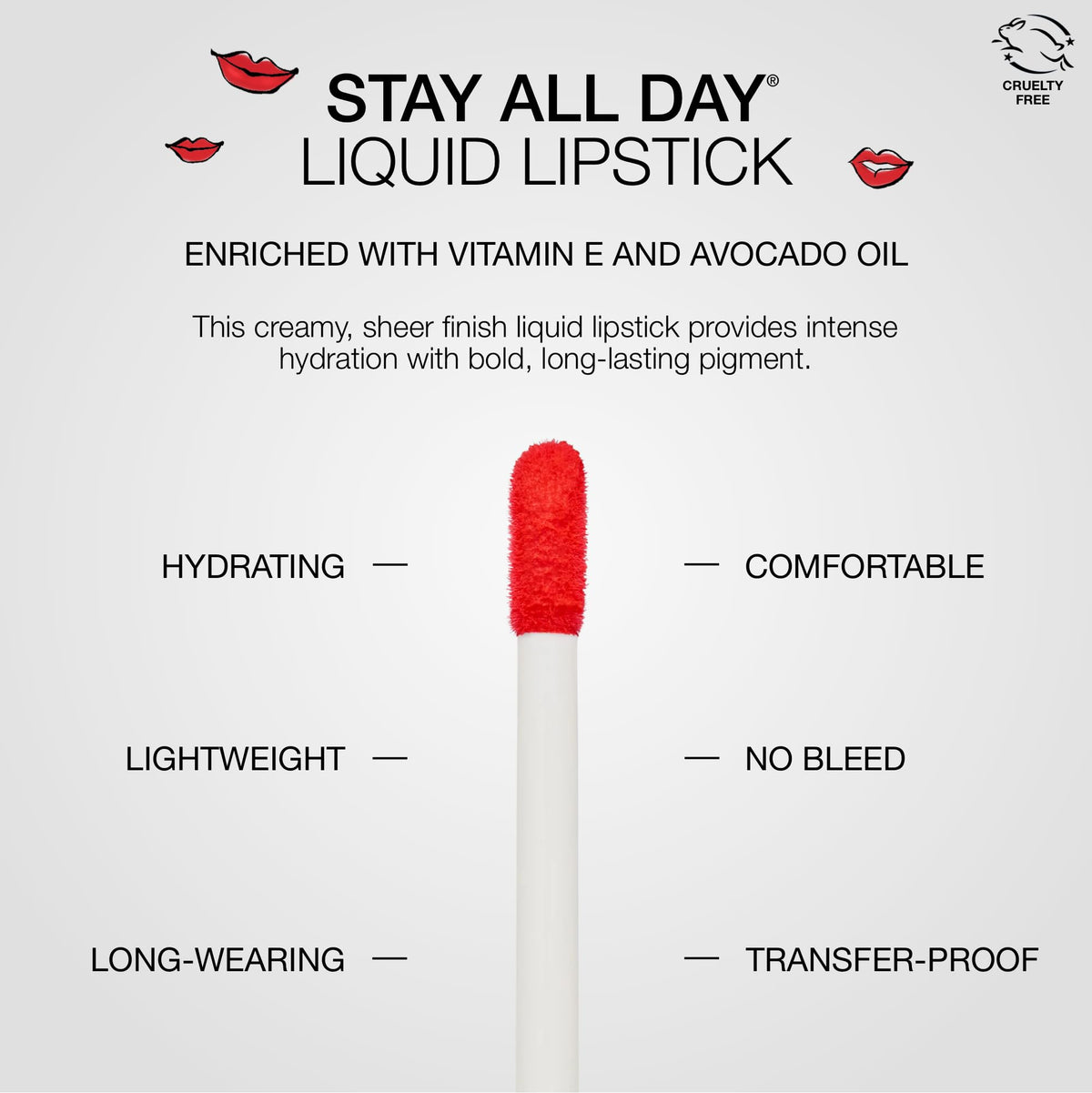 stila Stay All Day Sheer Liquid Lipstick in natural light