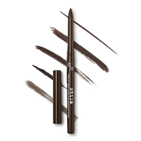 stila Stay All Day Smudge & Set Waterproof Gel Eyeliner front view, dark brown