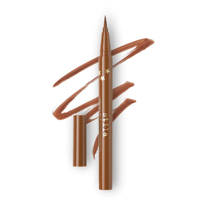 stila Stay All Day Waterproof Liquid Eye Liner Café au Lait front view