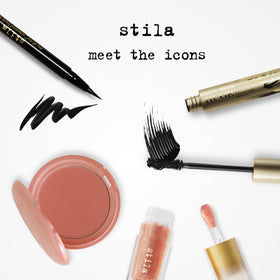 stila Stay All Day Waterproof Liquid Eye Liner Micro Tip applied to eyelid