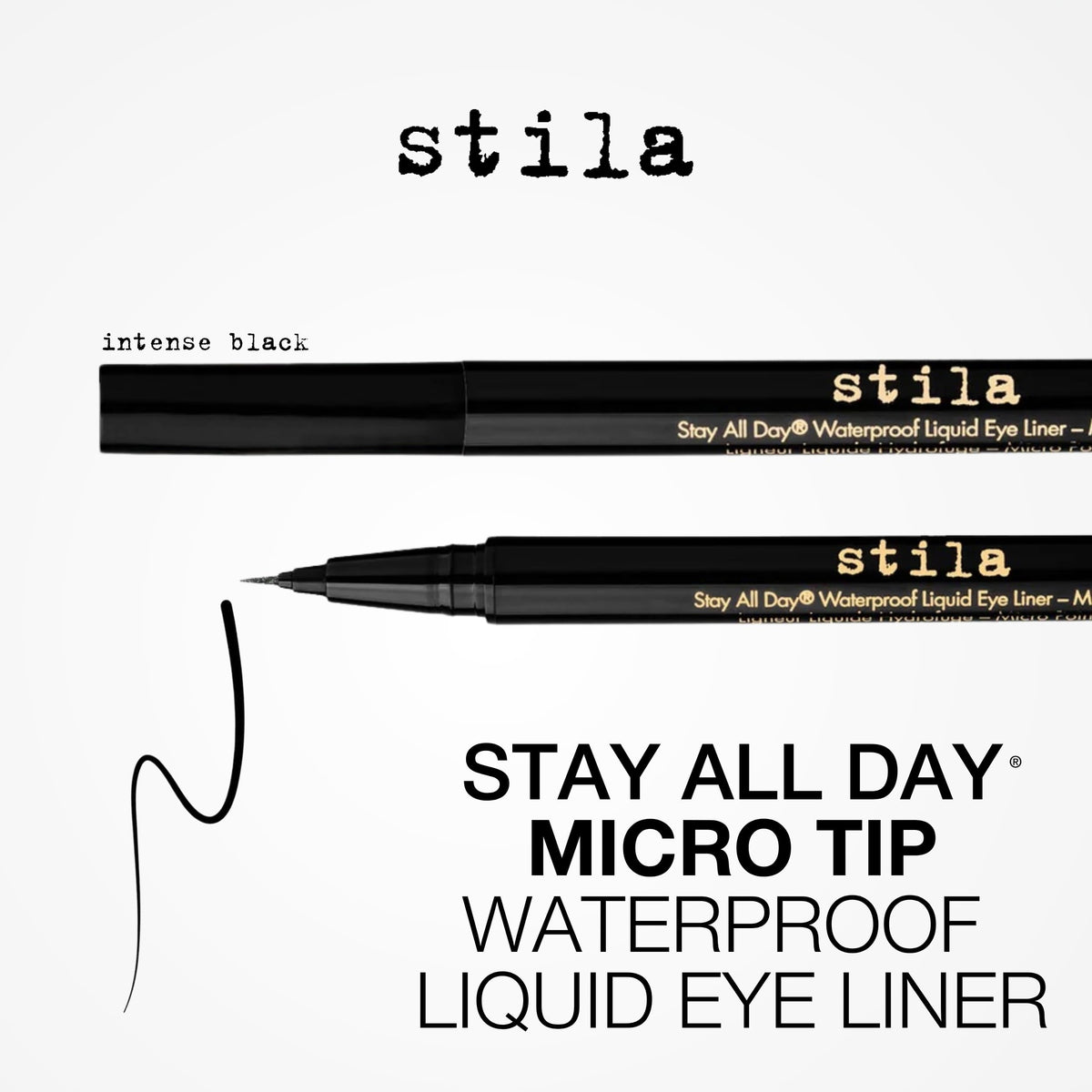 stila Stay All Day Waterproof Liquid Eye Liner Micro Tip packaging
