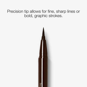 stila Waterproof Liquid Eyeliner Stay All Day Dark Brown tip close-up