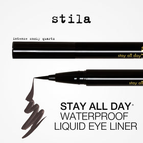 stila Waterproof Liquid Eyeliner Stay All Day in Intense Smoky Quartz side view
