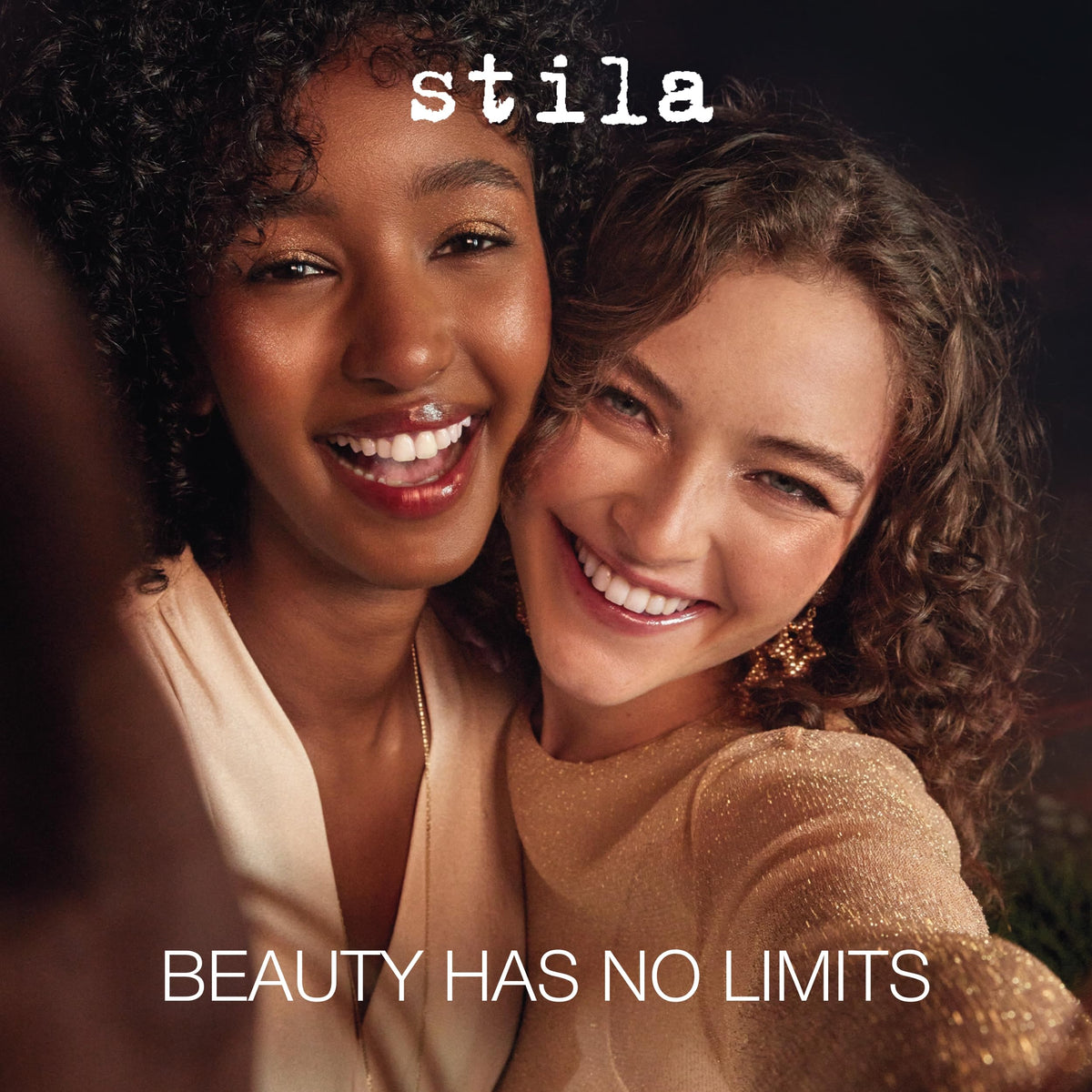 stila Waterproof Liquid Eyeliner Stay All Day in use on model's eyes