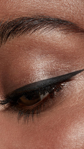 stila Waterproof Liquid Eyeliner Stay All Day swatch on skin