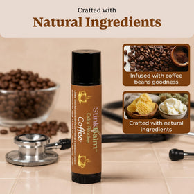StinkBalm Coffee Under-Nose Balm in a purse