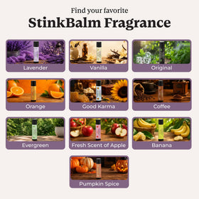 StinkBalm Lavender Under-Nose Balm lifestyle scene