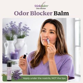 StinkBalm Lavender Under-Nose Balm packaging