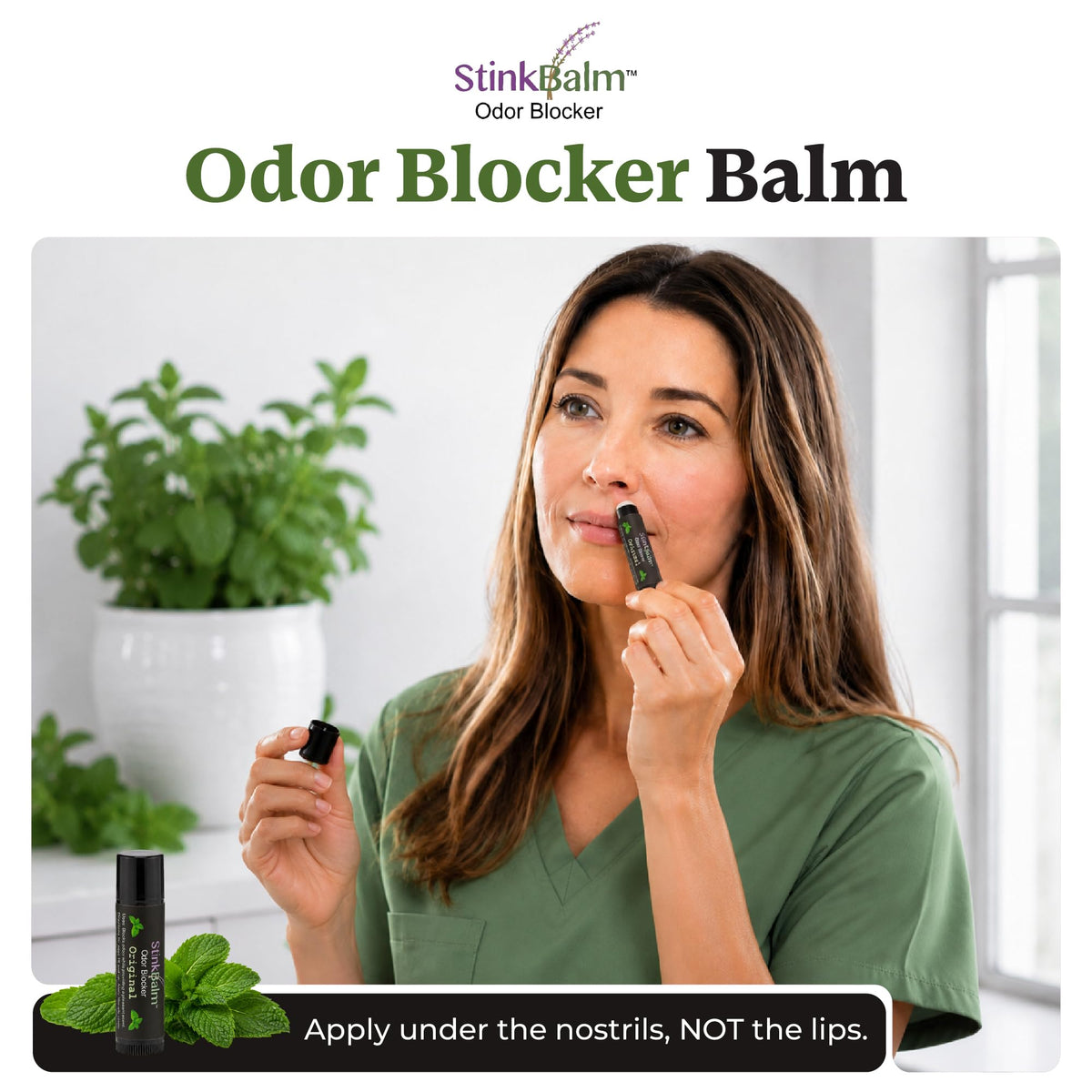StinkBalm Original balm application demonstration