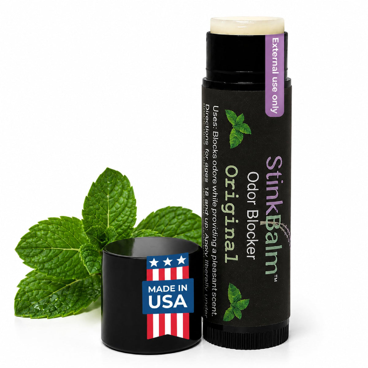 StinkBalm Original Under-Nose Odor Masking Balm 9g front view
