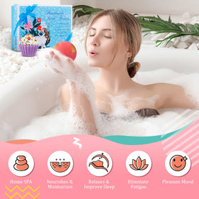 STNTUS INNOVATIONS bath bomb with pink heart design