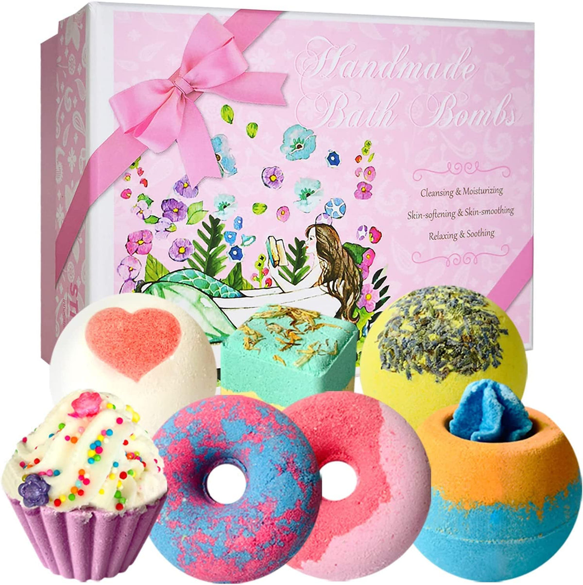 STNTUS INNOVATIONS Bath Bombs Gift Set with assorted colourful bombs
