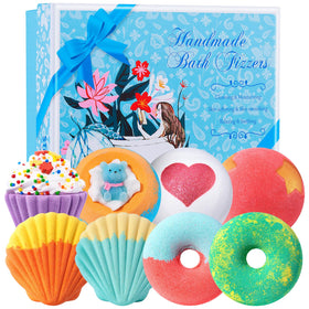 STNTUS INNOVATIONS Bath Bombs Gift Set with assorted shapes and colours