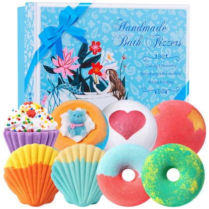 STNTUS INNOVATIONS Bath Bombs Gift Set with assorted shapes and colours