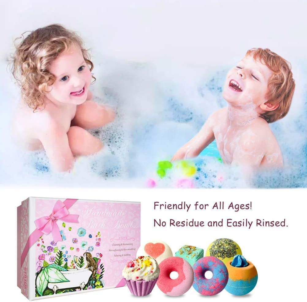 STNTUS INNOVATIONS bath bombs with packaging showing all scents