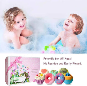 STNTUS INNOVATIONS bath bombs with packaging showing all scents