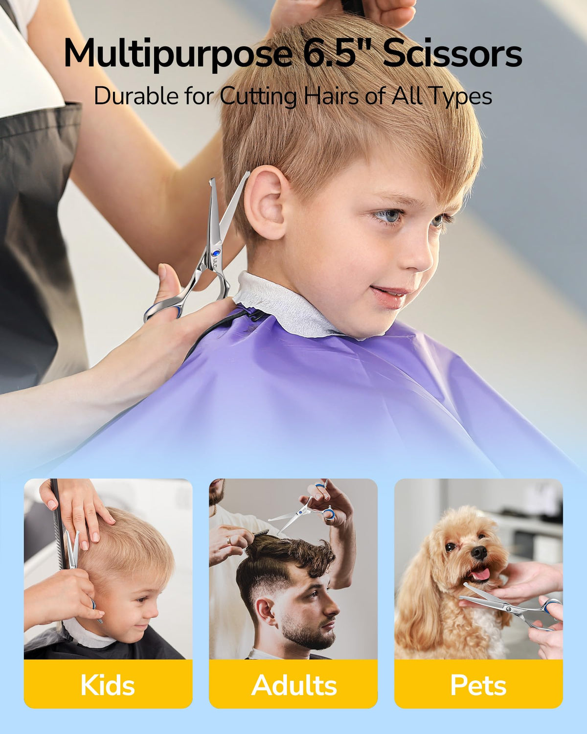 Storage bag for ULG hair cutting scissors set