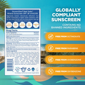 STREAM 2 SEA SPF 30 Biodegradable Mineral Sunscreen application on skin