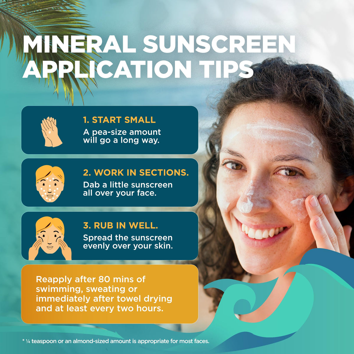 STREAM 2 SEA SPF 30 Biodegradable Mineral Sunscreen in hand