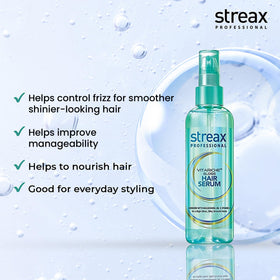 Streax Professional Vitariche Gloss Hair Serum 115 ml side view