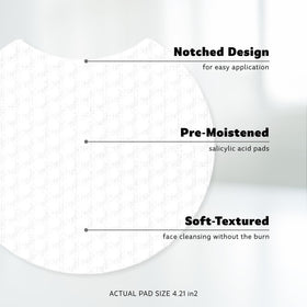 Stridex Sensitive Acne Pads with aloe ingredient illustration