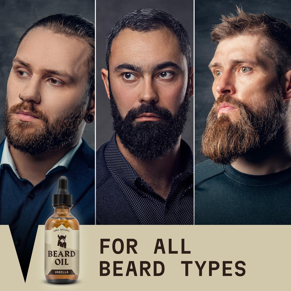 Striking Viking Vanilla Beard Oil lifestyle scene