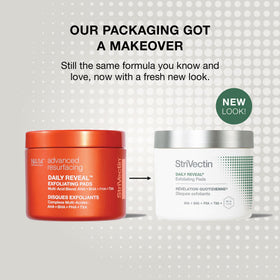 StriVectin exfoliating pads texture close-up