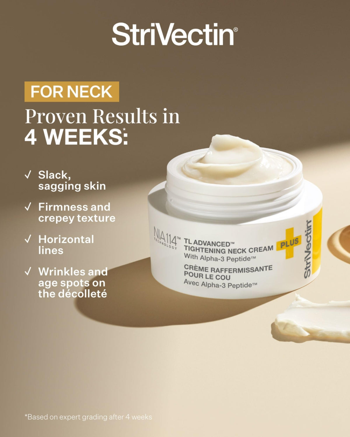 StriVectin TL Advanced Neck Cream application on skin