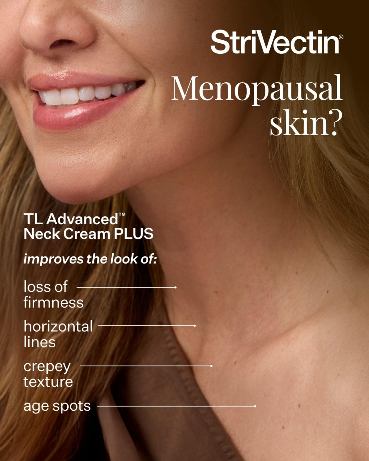 StriVectin TL Advanced Neck Cream with ingredients displayed