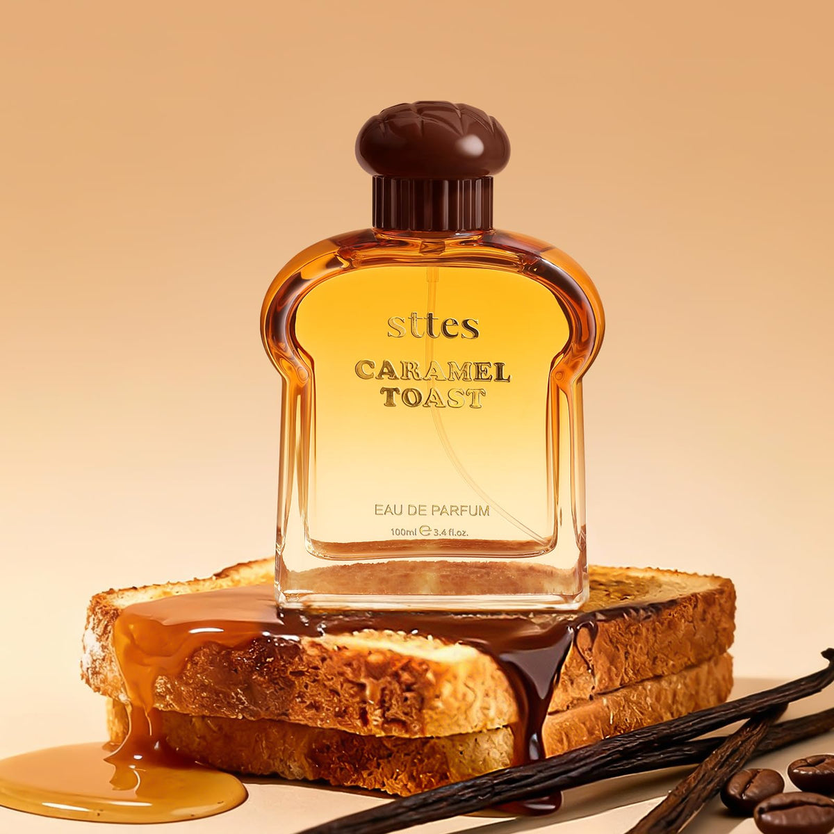 Sttes Caramel Toast Eau de Parfum lifestyle scene