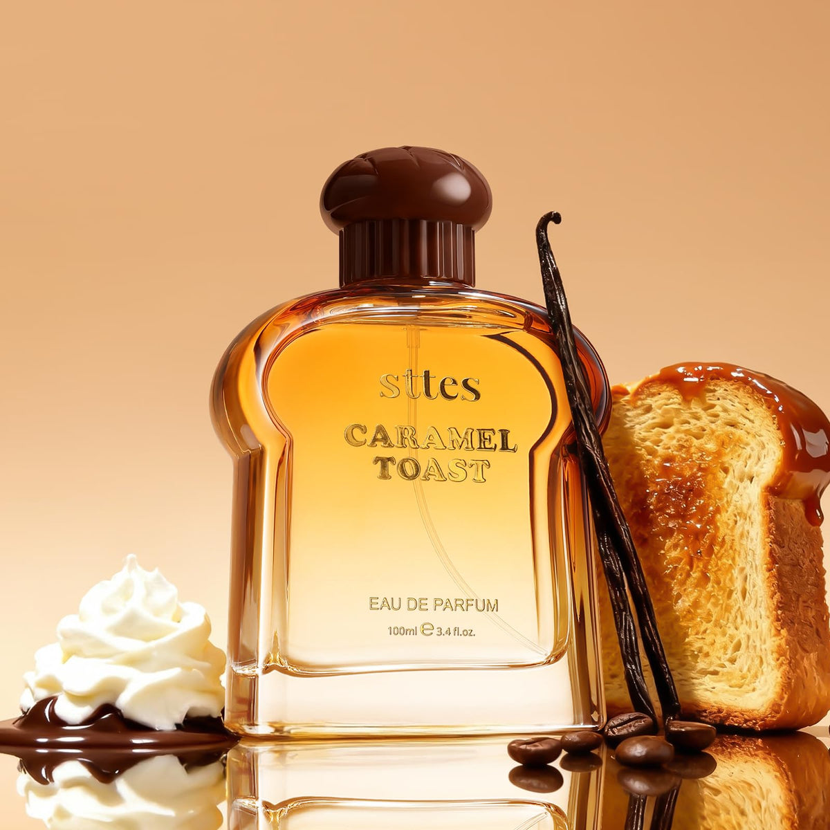 Sttes Caramel Toast Eau de Parfum packaging details