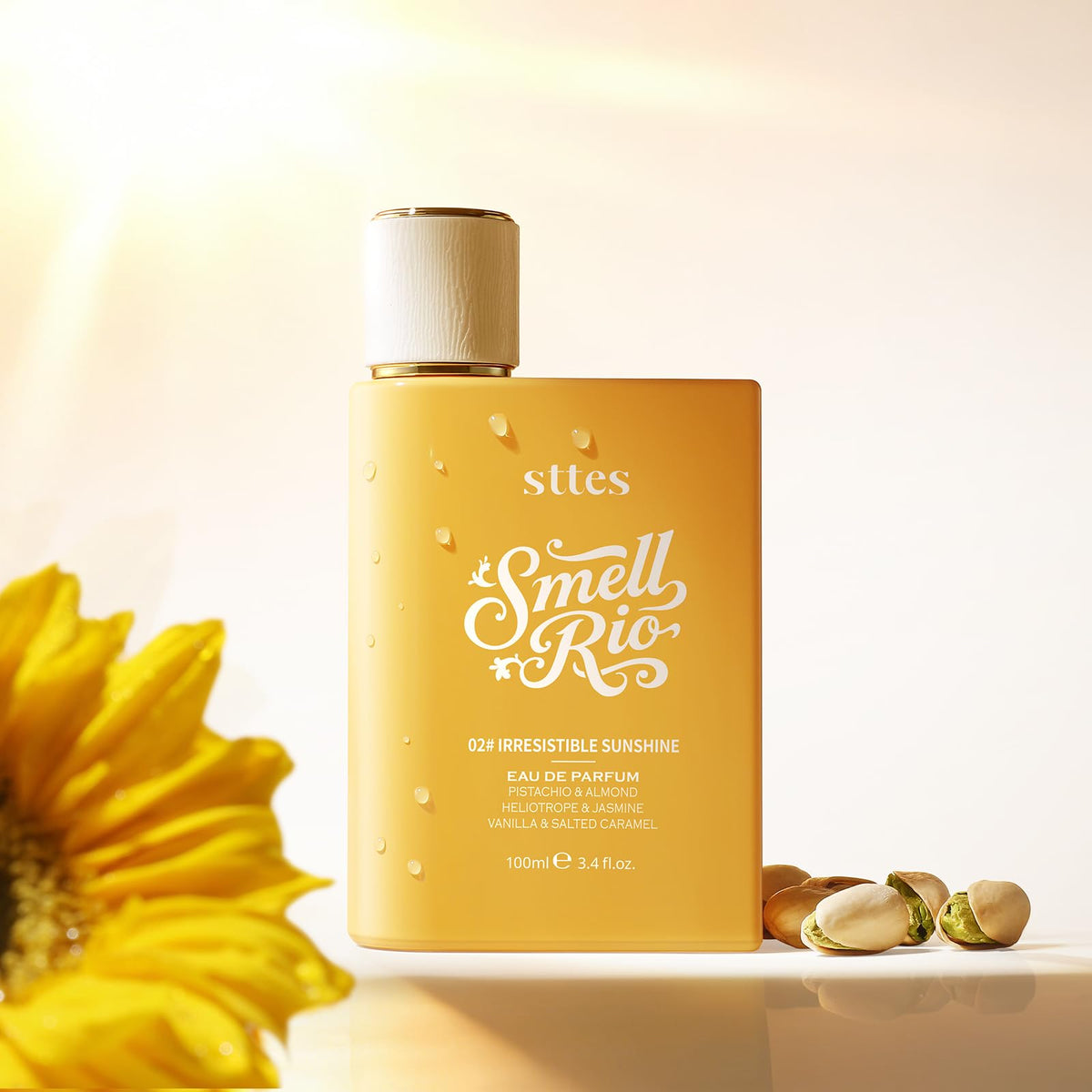 Sttes Irresistible Sunshine bottle side view