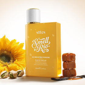 Sttes Irresistible Sunshine Eau de Parfum in a sunny outdoor setting