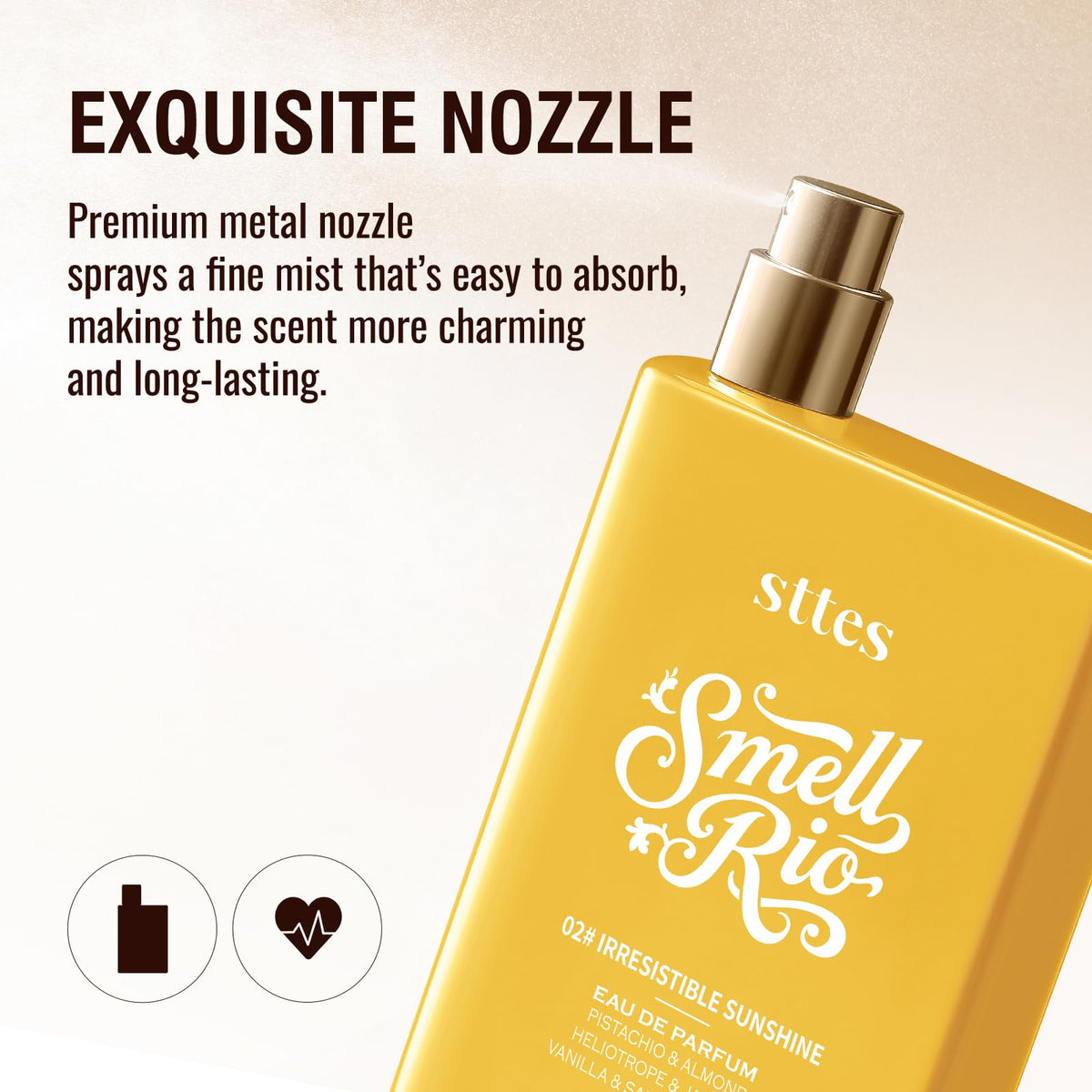 Sttes Irresistible Sunshine Eau de Parfum with complementary beauty products
