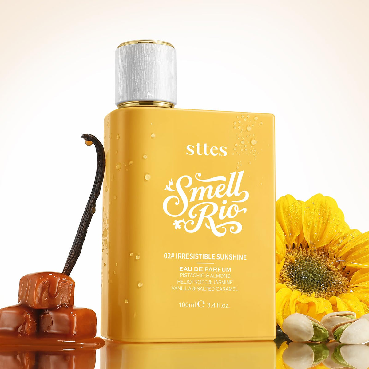 Sttes Irresistible Sunshine ingredients list on packaging