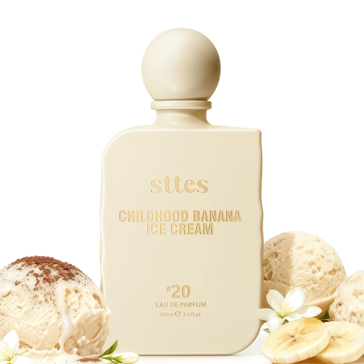 Sttes Perfume #20 Banana Ice Cream Eau de Parfum front view