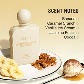 Sttes Perfume #20 Banana Ice Cream Eau de Parfum misting nozzle