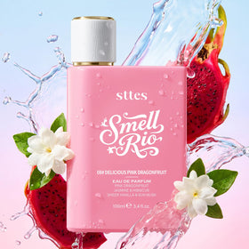 Sttes Smell Rio 08 Eau de Parfum bottle with tropical fruits