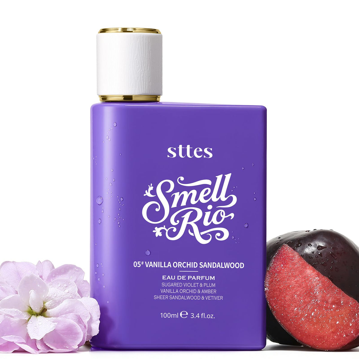 Sttes Smell Rio Eau De Parfum 100ml purple bottle front view