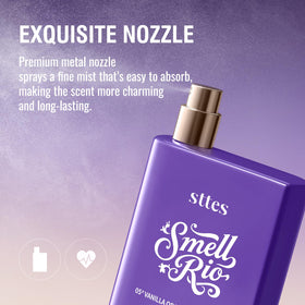 Sttes Smell Rio Eau De Parfum on vanity setup