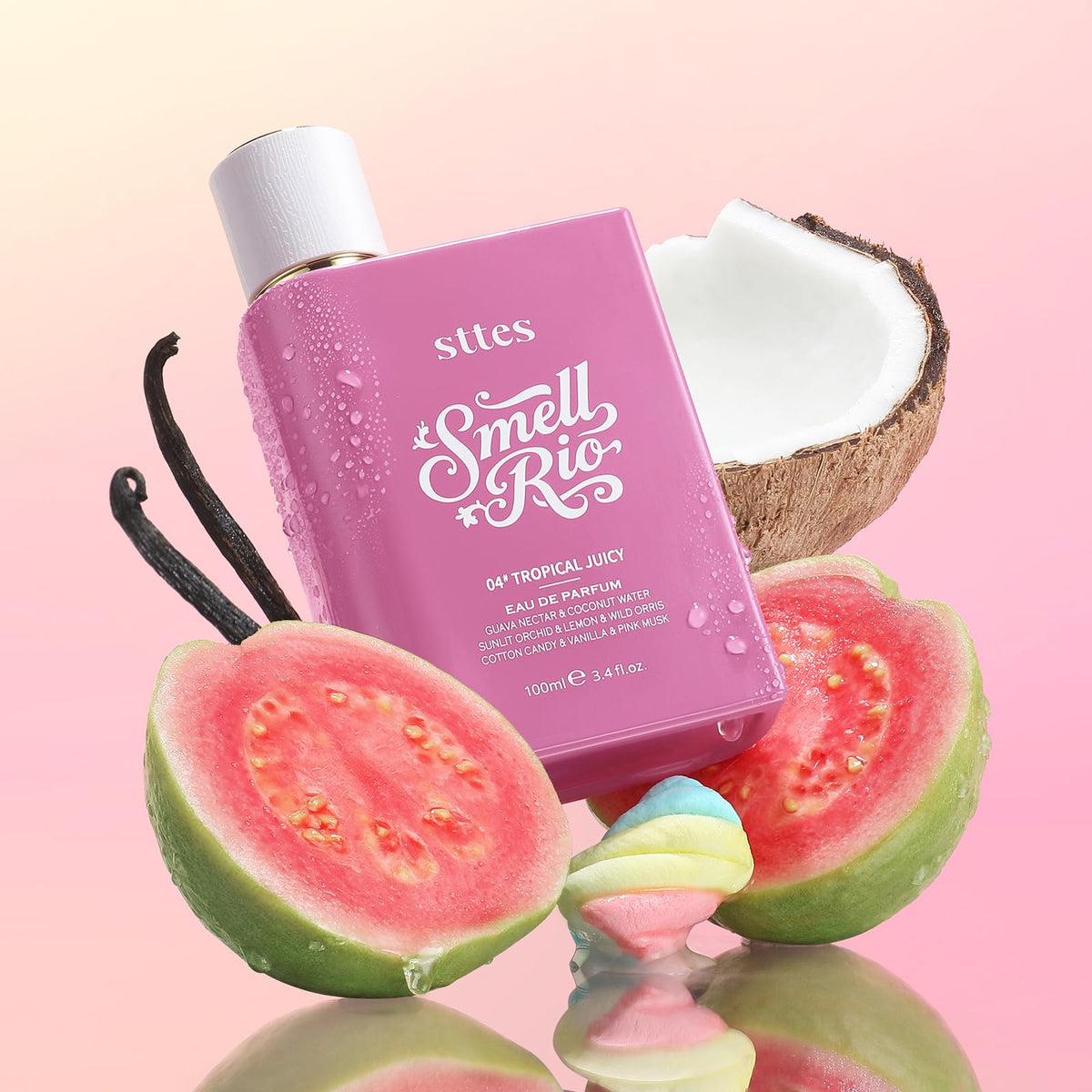Sttes Smell Rio Tropical Juicy Perfume 100ml on vanity