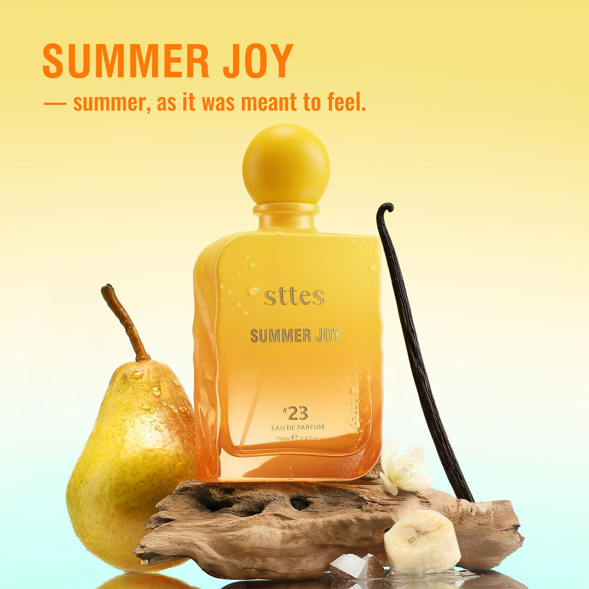 Sttes Summer Joy Eau de Parfum 100ml bottle side view