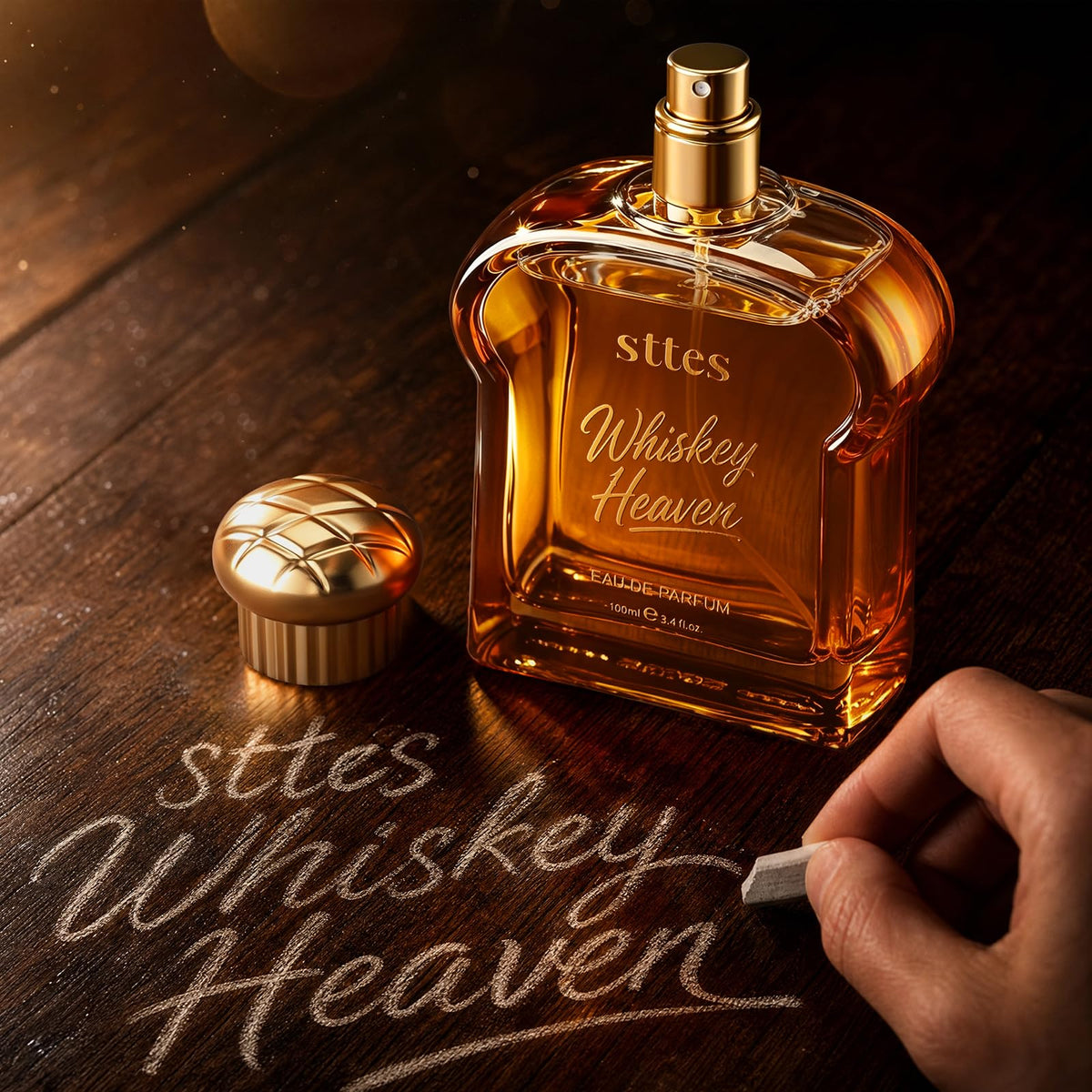 Sttes Whiskey Heaven Eau de Parfum in a lifestyle setting