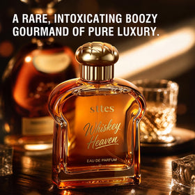 Sttes Whiskey Heaven Eau de Parfum side view showing label