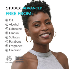 Studex Advanced 2-in-1 Piercing Aftercare 3.4oz spray bottle in hand