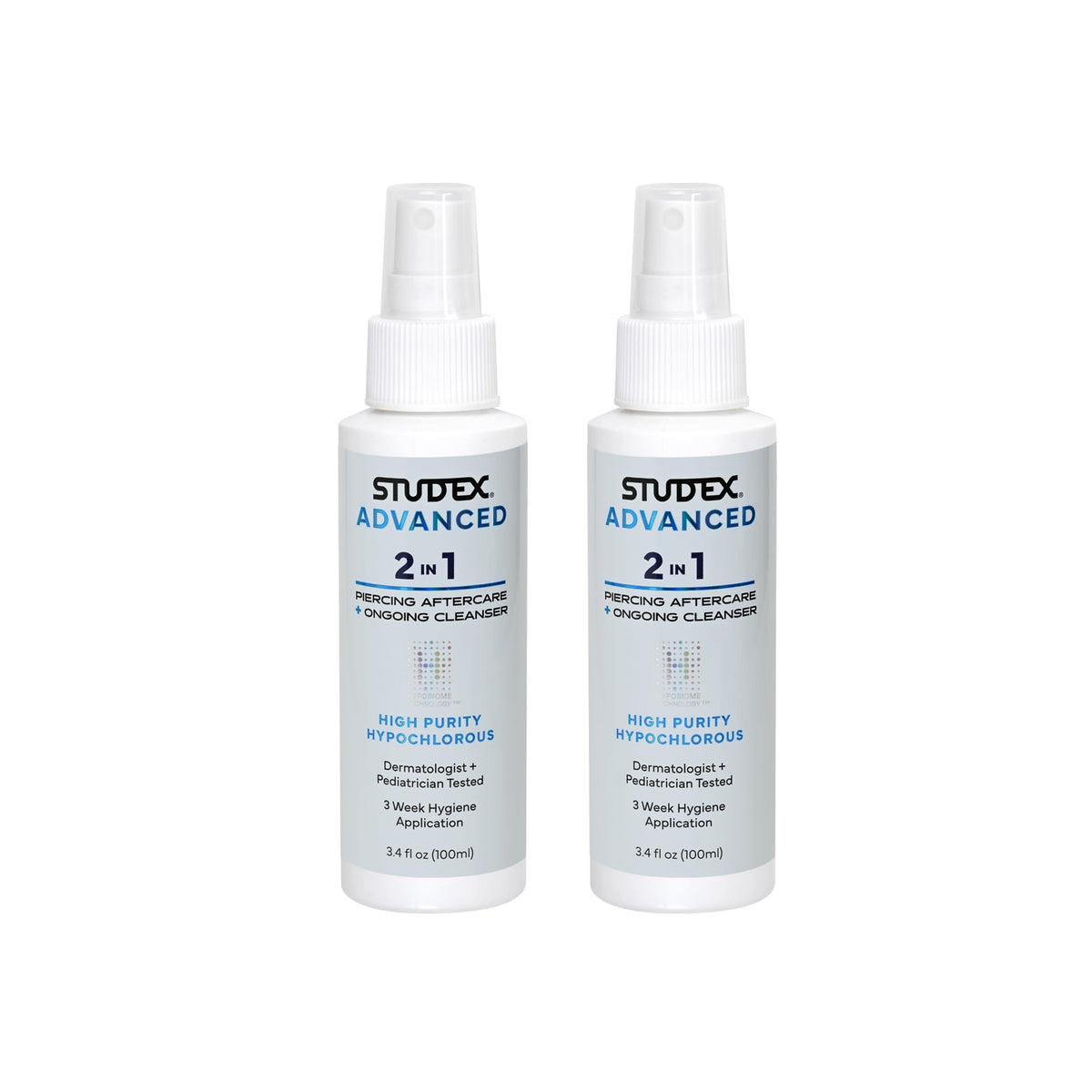 Studex Advanced 2-in-1 Piercing Aftercare Spray front view